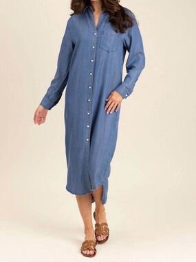 NWT Le Marais Louisiana denim dress